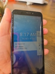 Wiko Voix Android Go Edition Smartphone – Blue – Cracked Screen – Powers On
