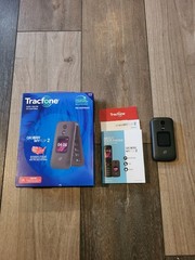 Alcatel MyFlip 2 A406DL 4GB Gray TracFone Works Great (Big Buttons) With Box