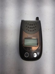 Sanyo SCP-3100 Brown and Black Sprint Flip Phone Rare Color Untested Collector’s