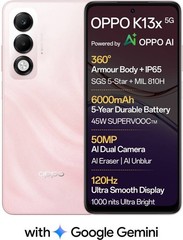 OPPO K13x 5G with 6000mAh Battery-Factory Unlocked-Dual SIM-6GB RAM-128GB-Blue