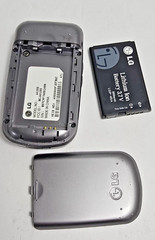 Vintage LG AX155 – Blue and Gray ( Alltel ) Rare Cellular CDMA Flip Phone