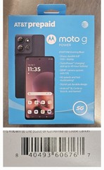 AT&T Motorola Moto G Power (2026) 128GB Evening Blue Prepaid Phone, 🔒 to AT&T🆕