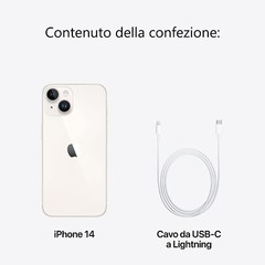 Apple iPhone 14 5G 128GB New Original Smartphone STARLIGHT White MPUR3