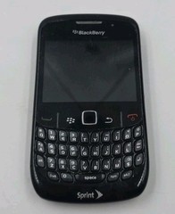 BlackBerry Curve 8530 Black Sprint Smartphone Untested No Battery Black