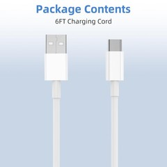 2Pack 6FT USB to USB C Cable for iPhone 17 16 15 Charger Cord, for iPad Pro 12.9