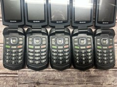 Lot Of 5 Kyocera DuraXV E4520PTT Rugged GPS Waterproof Cell Phone Verizon *Read*