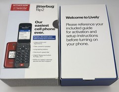 Jitterbug Flip2 Cell Phone for Seniors Large Screen Red BRAND NEW OPEN BOX