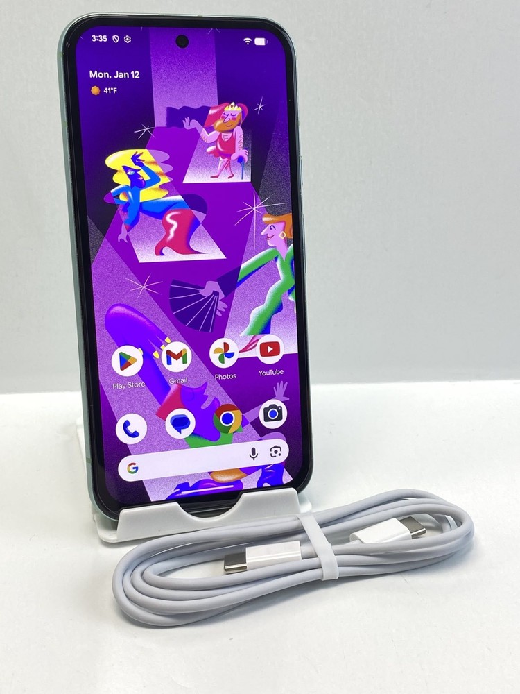 Google Pixel 8a G8HHN 128GB Aloe Works on Verizon+GSM Carriers Clean IMEI