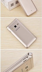 Samsung Galaxy Folder SM-G1600 Unlocked 4G 16GB 3.8 in LTE Dual SIM Flip Phone