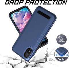 Cloud Mobile Stratus C8 Case with Screen Protector, Dual Layer Shockproof Protec