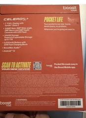 Boost Mobile Prepaid Celero 7” 5G 8GB RAM 256GB Storage 2.5 GHz Processor Speed
