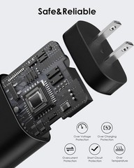 25W Fast Charger Adapter Type-C 2 Pack with 6FT Cable for Galaxy S24/S25