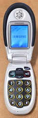 Samsung Jitterbug Dial SPH-A120 – White ( GreatCall ) Cellular CDMA Flip Phone