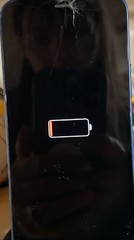 iphone 12 mini works with a screen scratched
