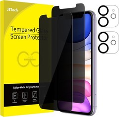 2PCS Privacy Screen Protector & Camera Lens Protector for iPhone 11 6.1 Inch Ant