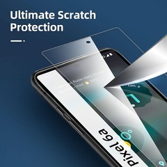 For Google Pixel 6a Screen Protector Tempered Glass HD Clear Full Coverage 3Pack