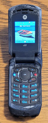 Motorola i series i570 – Gray ( Nextel ) Very Rare iDEN Push2Talk Flip Phone