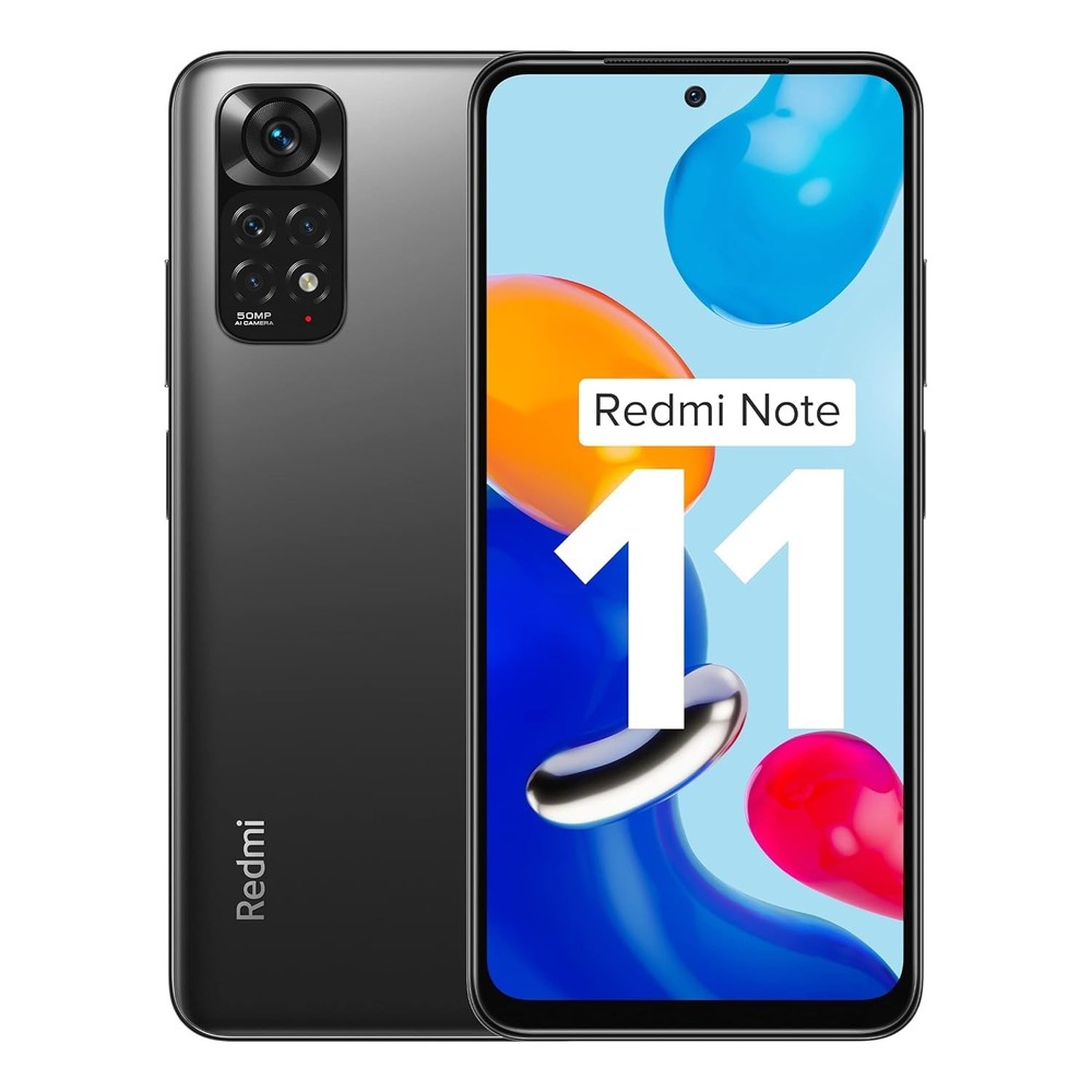 Xiaomi Redmi Note 11 4G LTE Space Black – 6GB RAM – 128GB ROM – INDIA – NEW