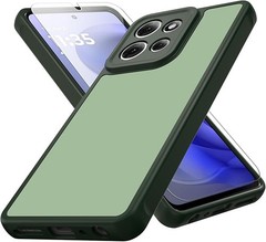 Moto G Power 2026 Case, Matte Dual-Tone Non-Slip Anti-Fingerprint Hybrid Bumper