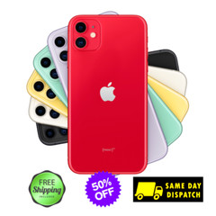 Apple iPhone 11 64GB Unlocked – Black, White, Red, Green Verizon Att
