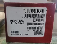 LG UN530 Wine III U.S Cellular Cellular Flip Phone BLACK, Unknown Network Status
