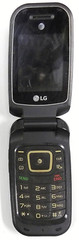 LG True B470 – Black and Gray ( AT&T ) Cellular Flip Phone – Bundled