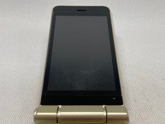 SHARP 601SH AQUOS KEITAI 2 Gold Unlocked Android Flip Feature Phone Tested
