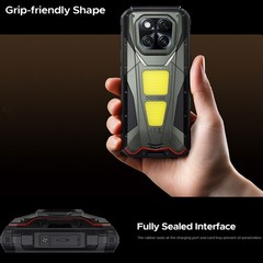DOOGEE V Max LR 5G Rugged Phone Android 15 AI Mobile Builder Measurement Outdoor