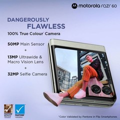 MOTOROLA Razr 60 (Gibraltar Sea, 256 GB 8 GB RAM)Dimensity 7400X Global Version.