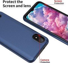 Cloud Mobile Stratus C8 Case with Screen Protector, Dual Layer Shockproof Protec