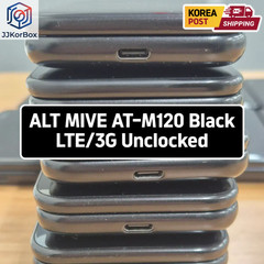 ALT MIVE AT-M120 Style Folder Phone 32GB LTE/3G Unlocked Black Used-SS-Grade KOR