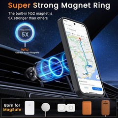 Slim Black Magnetic Matte Case for Google Pixel 10 Pro XL 6.8-Inch, Translucent