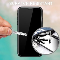 2-Pack Screen Protector for iPhone 12 Pro Max, Clear 9H Tempered Glass Film