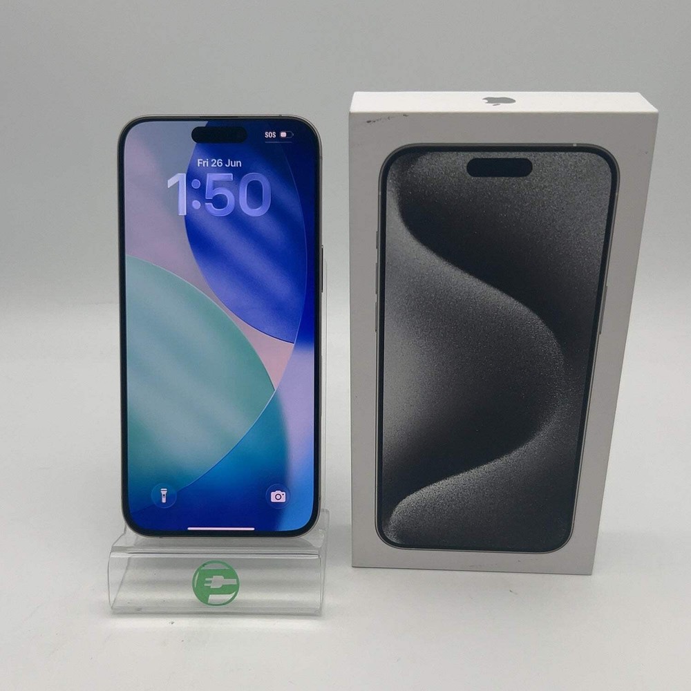 Unlocked Apple iPhone 15 Pro Max 256GB 26.5 Natural Titanium MU683LL/A