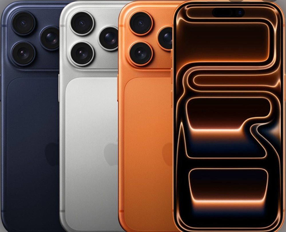 Apple Smartphone Triple Camera System Multiple Colors Blue Silver Orange Black