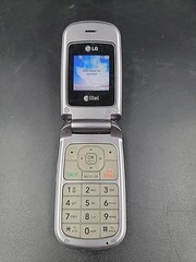 Vintage LG AX155 – Blue and Gray ( Alltel ) Rare Cellular CDMA Flip Phone