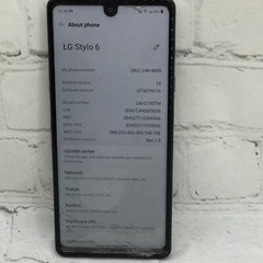 LG Stylo 6 LM-Q730Tm Android Smartphone -Excellent