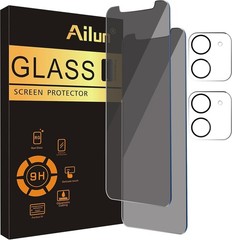 3 Pack Tempered Glass & Privacy Screen Protectors for iPhone 11 6.1 Inch