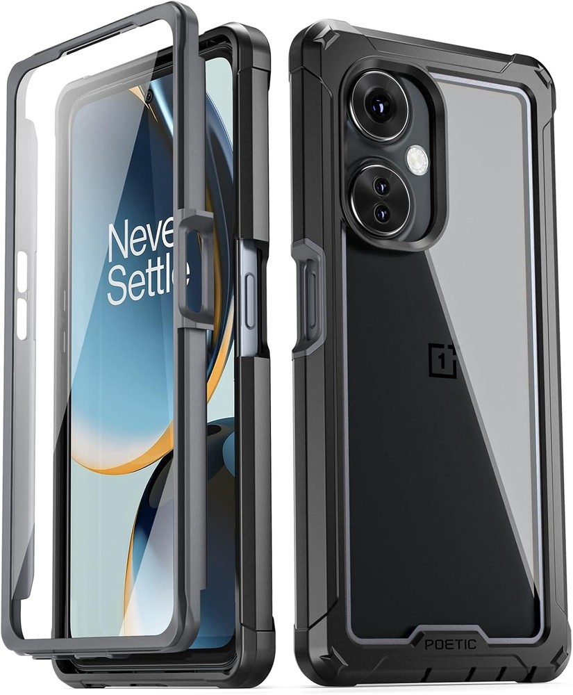 Hybrid Shockproof Bumper Cover Guardian Case for OnePlus Nord N30 5G, Full Body