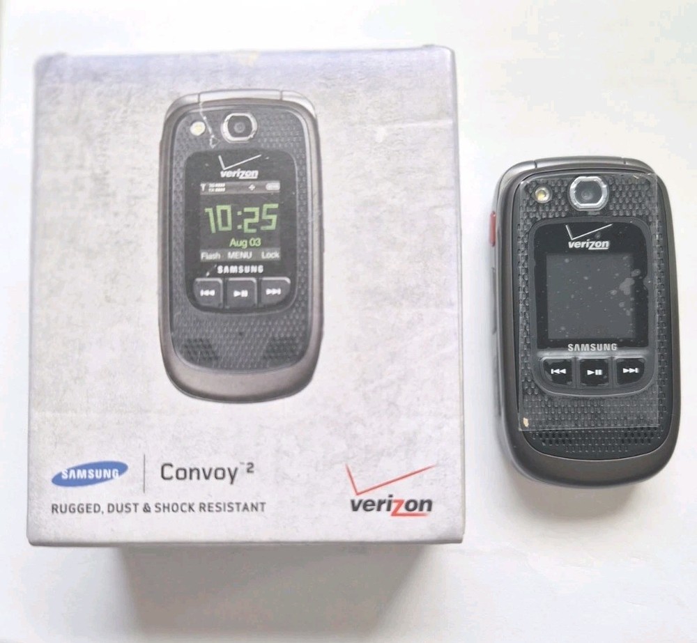 Open Box Samsung Convoy 2 SCH-U660 Military Rugged Verizon Cell Phone VINTAGE