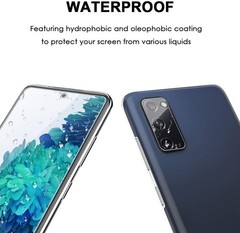 [4+2 PCS] Tempered Glass Screen & Lens Protectors for Samsung Galaxy S20 FE 5G