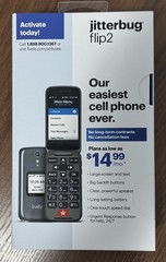 NEW Lively Jitterbug Flip2 Cellphone for Seniors Mobile Phone Black