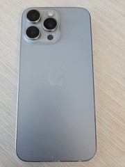 Apple iPhone 15 Pro Max 256GB UNLOCKED Titanium Gray 88% Battery Good Condition
