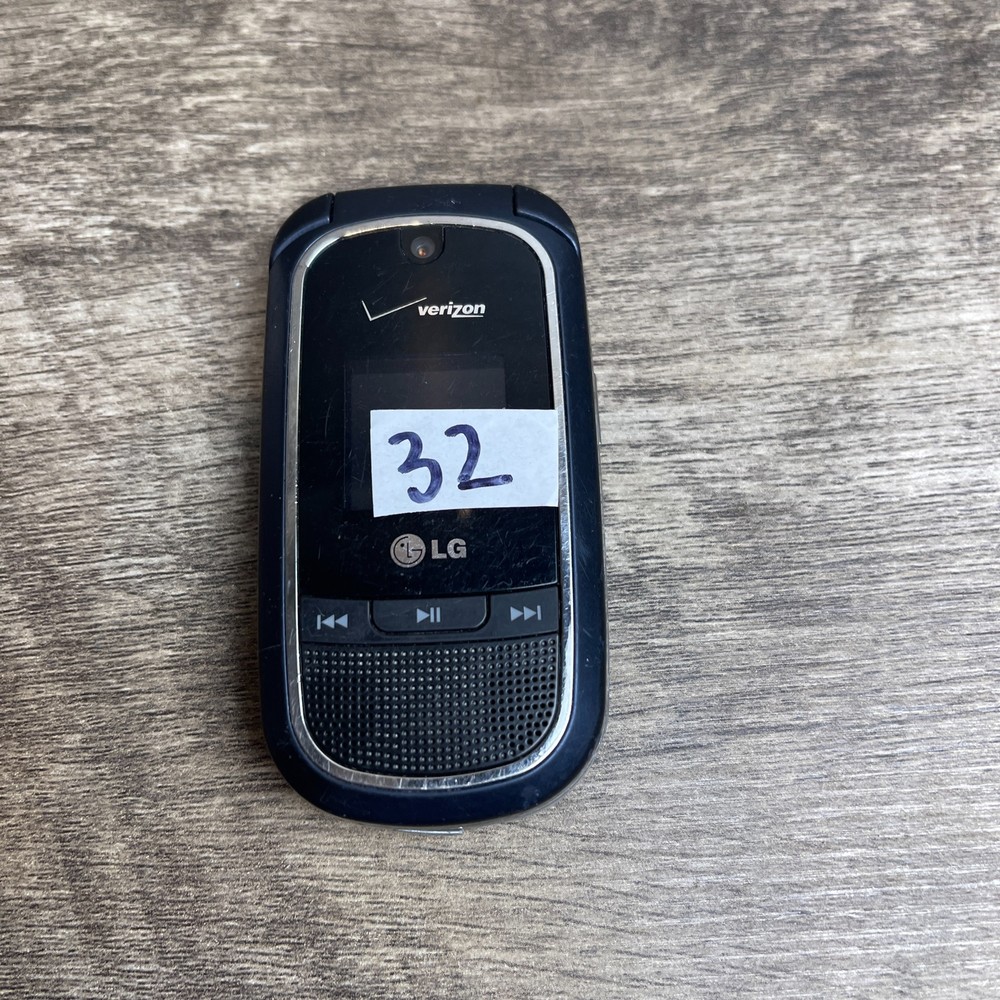 LG VX8360 Blue Bluetooth Dual Display 1.3MP Single Camera Flip Cellular Phone