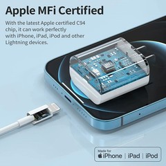 20W USB-C Fast Charger Adapter for iPhone 13/13 Pro Max