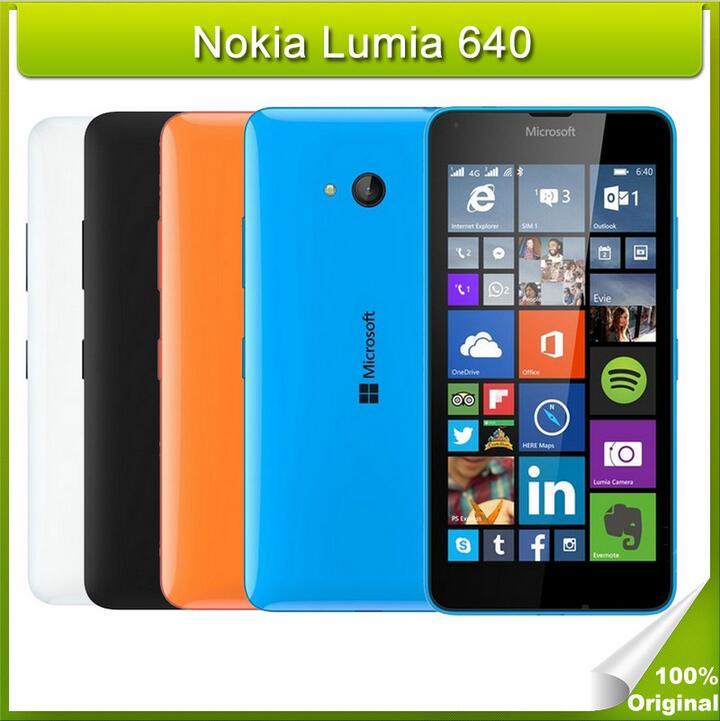 4G LTE Microsoft Lumia 640 Single SIM Windows Quad Core 8MP 1GB RAM 8GB ROM