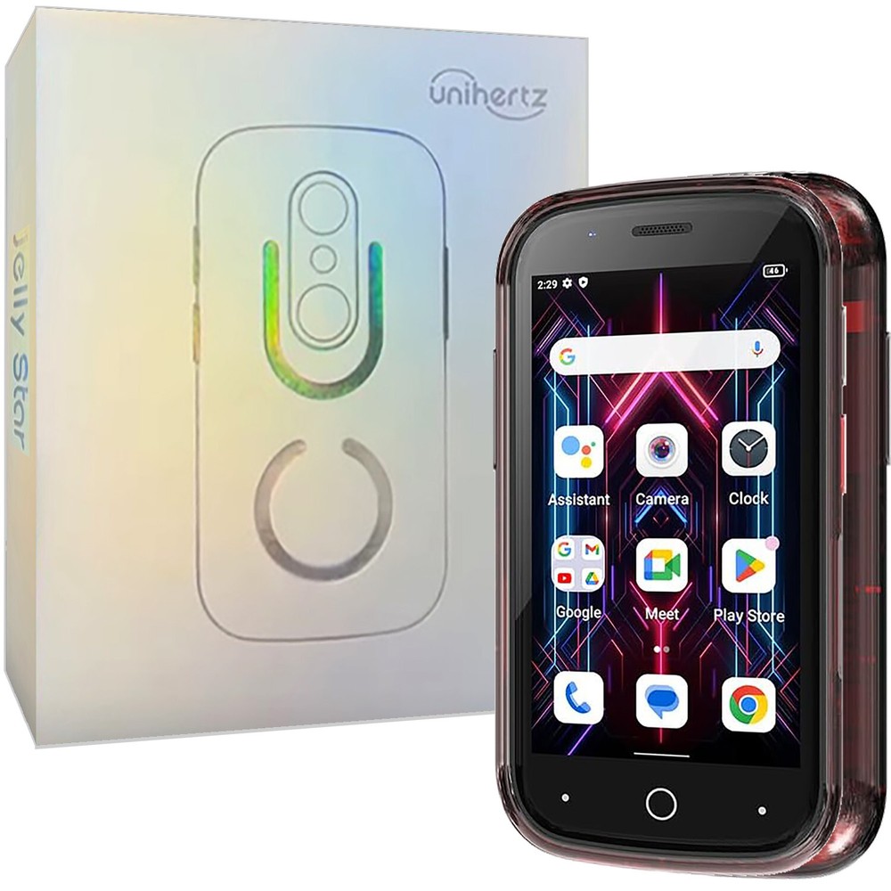 Unihertz Jelly Star 4G Red 256GB + 8GB Dual-Sim Factory Unlocked GSM NEW