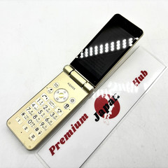 SHARP AQUOS Keitai 601SH Gold SoftBank Unlocked 4G Android Flip Phone Japan