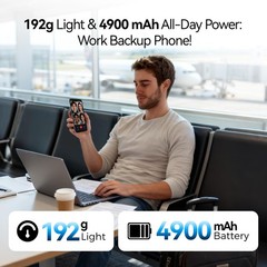 Ultra-Light 192g 6.75″ Big Screen Smartphone – 4G 64GB + 1TB Expandable Stora…