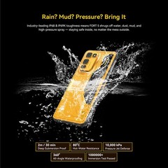 Blackview FORT 5 4G LTE Slim Rugged Phone Android 16 Mobile Waterproof 120Hz NFC